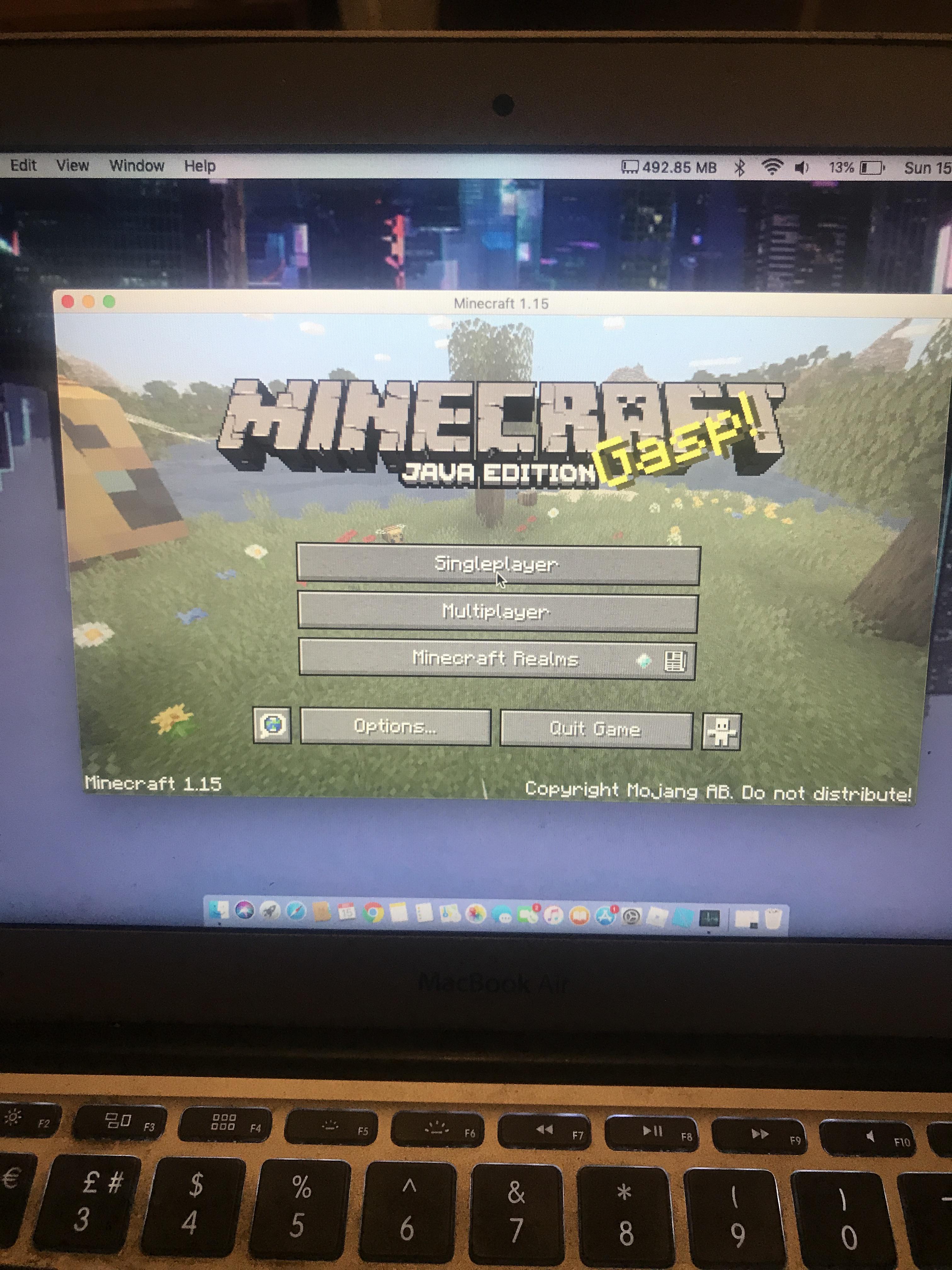 minecraft update for mac